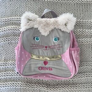 Pottery Barn Kids Pre-K Pink Kitty Cat OLIVIA Backpack